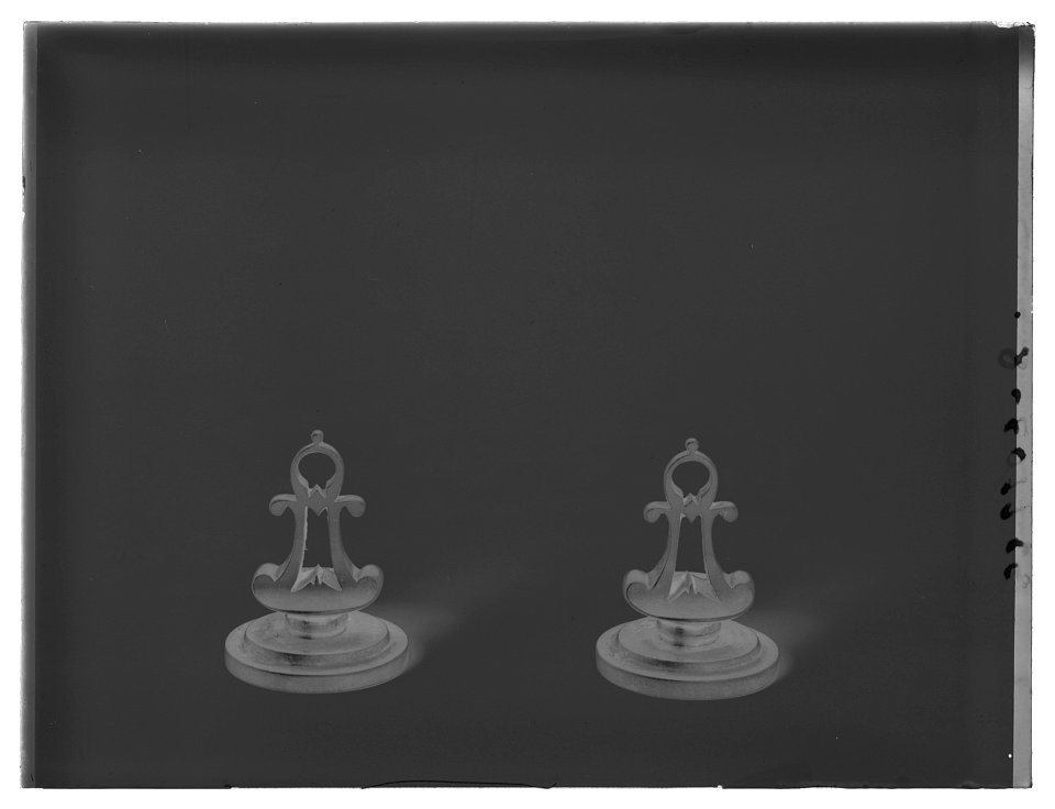Signet för Adolf Fredrik av Sverige (1710-1771), 1751-1771 - Livrustkammaren - 19467-negative