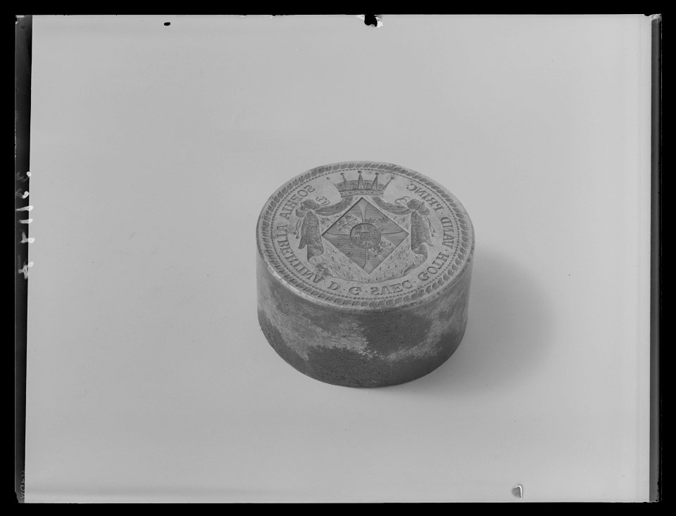 Sigillstamp för prinsessan Sofia Albertina av Sverige (1753-1829) - Livrustkammaren - 36588
