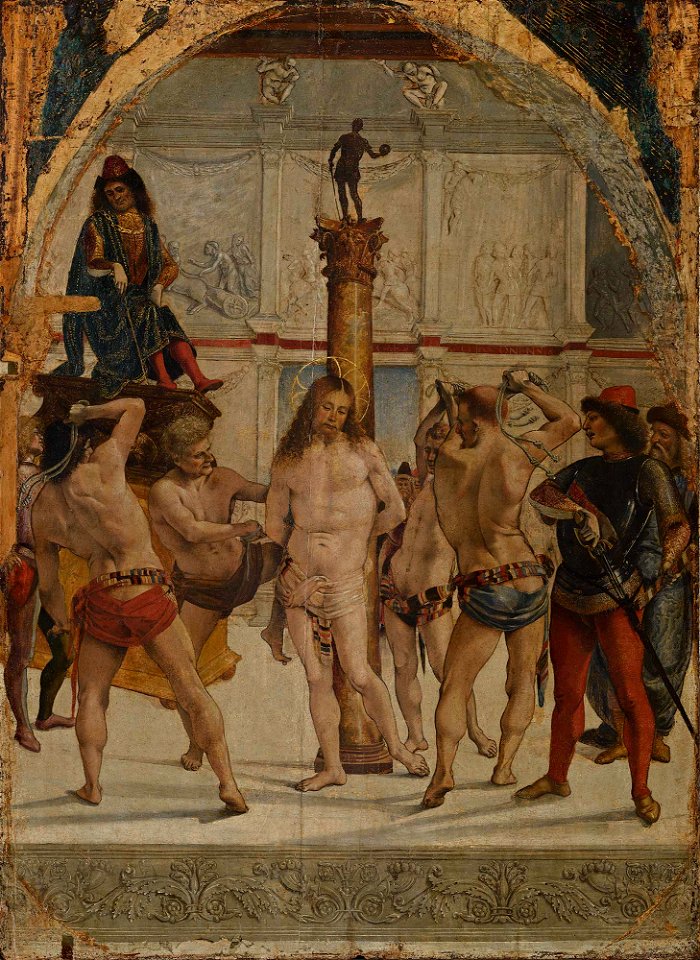 Signorelli - Flagellation, c. 1482 - 5, 327-347
