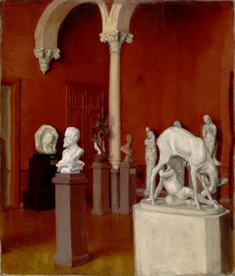 Sigrid Lehrbäck - The Sculpture Gallery in the Ateneum - A IV 3036 - Finnish National Gallery