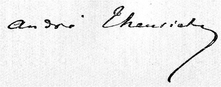 Signature André Theuriet