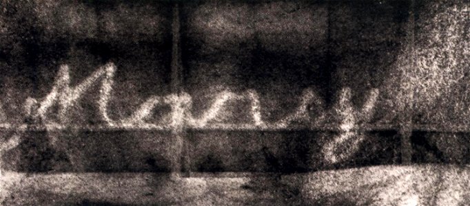 Signature d'Etienne-Jules Marey en lightpainting en 1882