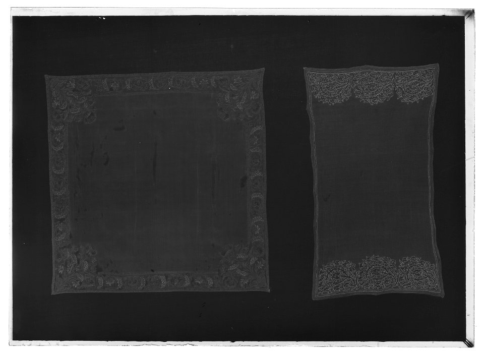 Silkesslöja algerisk kvinnodräkt - Livrustkammaren - 8907-negative