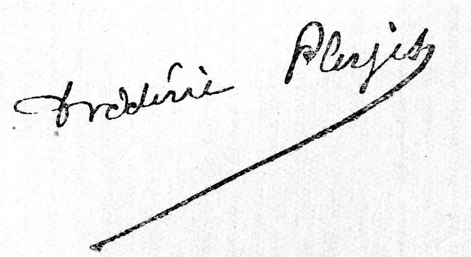 Signature Frédéric Plessis