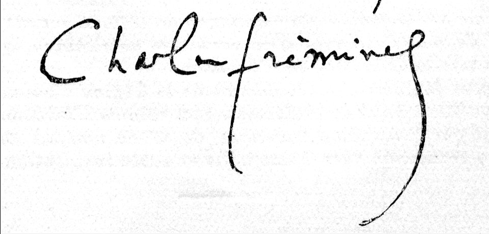 Signature Charles Frémine