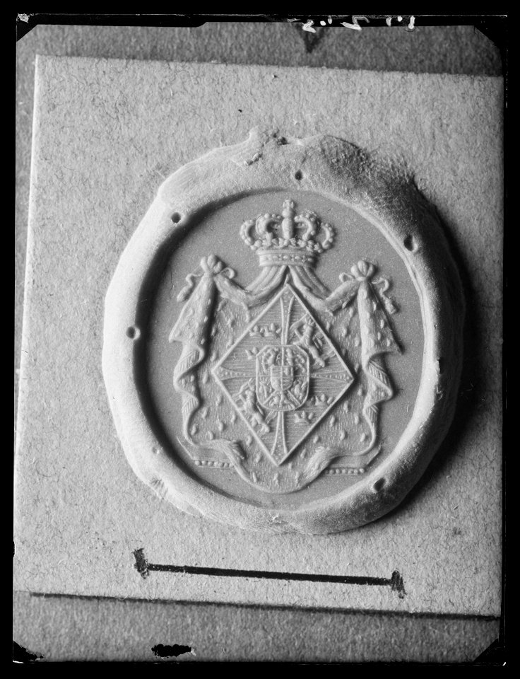 Signet för prinsessa av Sverige av huset Holstein-Gottorp (Sofia Albertina) - Livrustkammaren - 45298