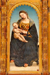Signorelli Luca (1507), Madonna con Bambino in trono, Senigallia