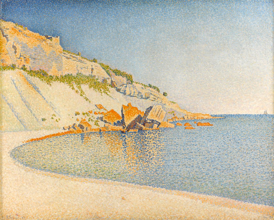 Paul Signac - Cassis, Cap Lombard, Opus 196 - Google Art Project