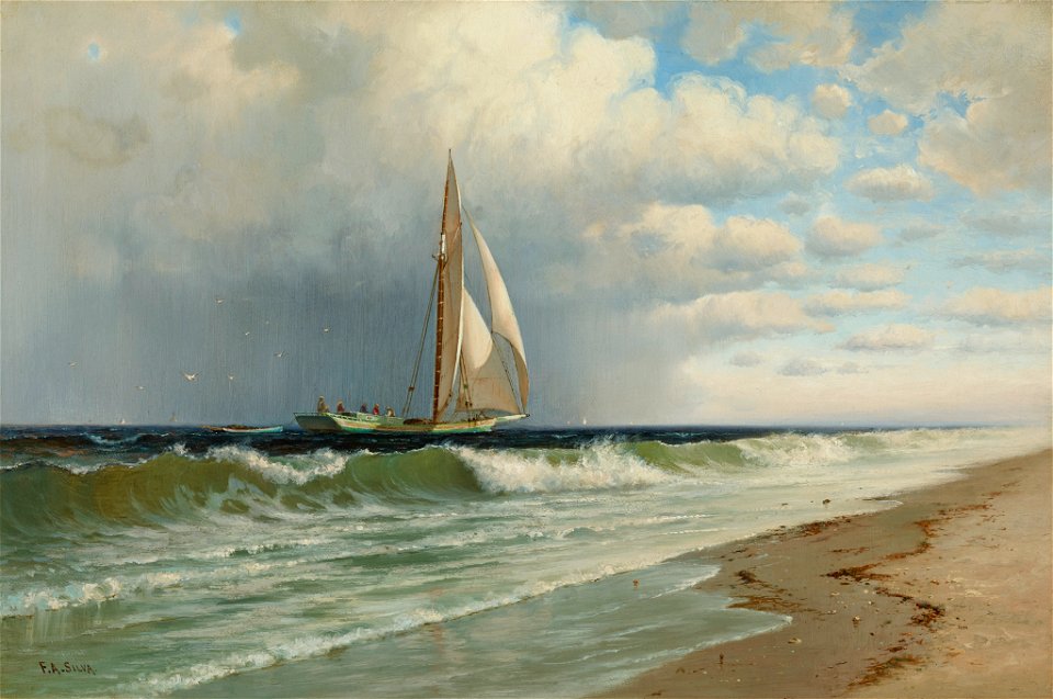 'At Coney Island' by Francis Augustus Silva