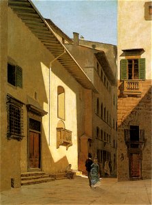 Telemaco Signorini, Santa Maria de' Bardi 1870 100x75cm