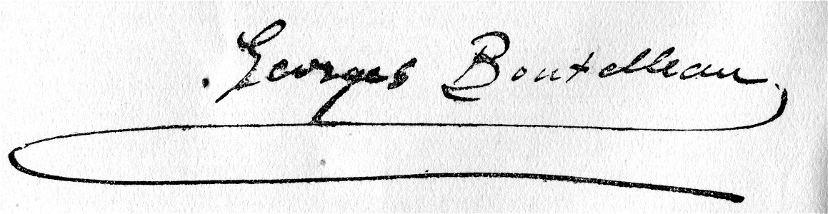 Signature Georges Boutelleau