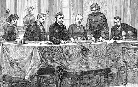 Signature of 1883 Treaty of Hue