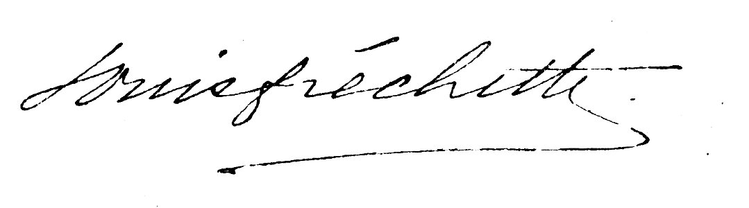 Signature Louis-Honoré Fréchette
