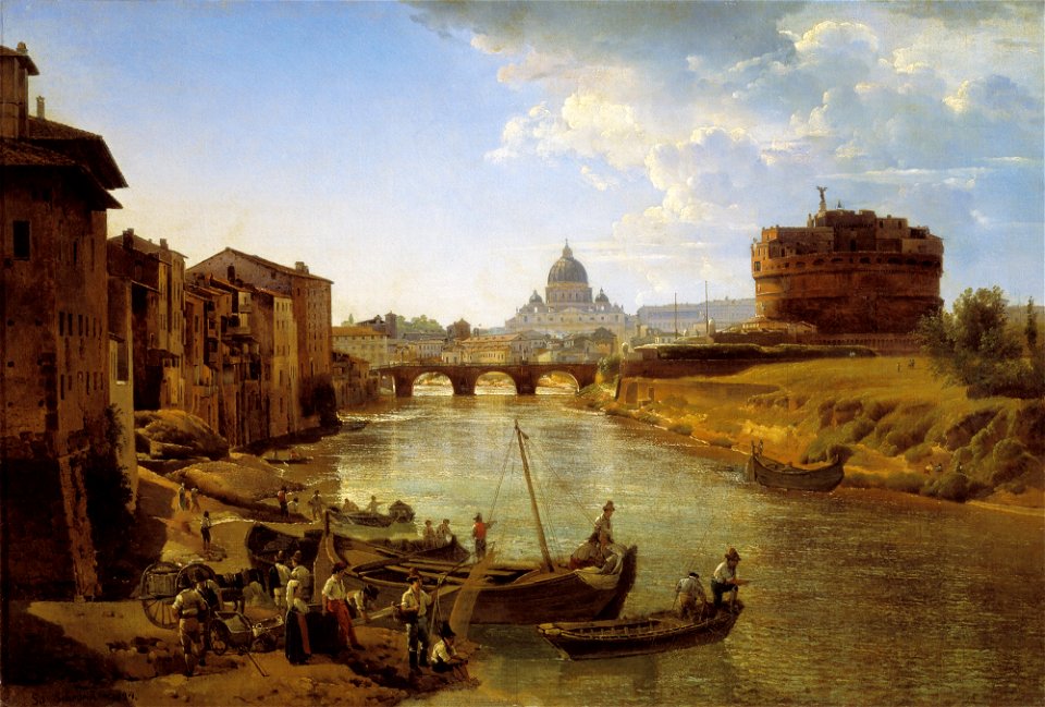 Silvestr Shchedrin - Новый Рим. Замок Святого Ангела - Google Art Project