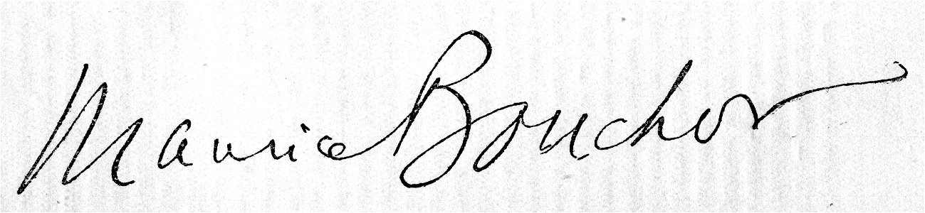 Signature Maurice Bouchor