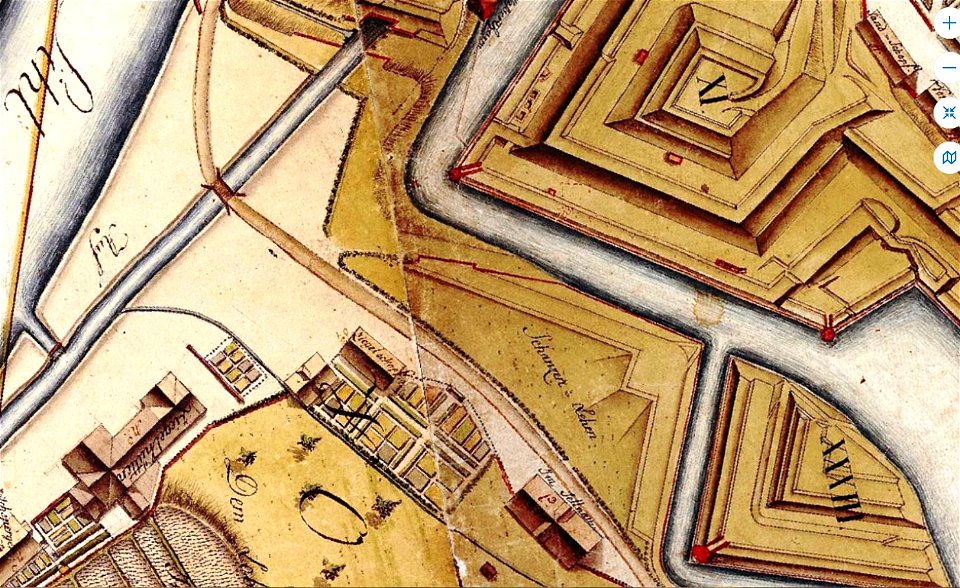 Sihlrunse im Selnau Müllerplan 1793