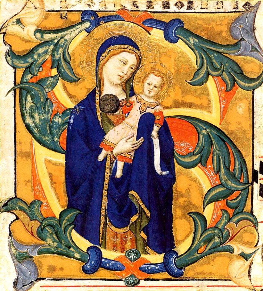 Silvestro de' Gherarducci - Gradual from Santa Maria degli Angeli (Folio 137) - WGA08678