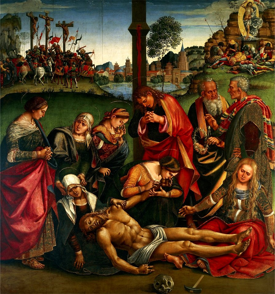 Luca Signorelli - Compianto sul Cristo morto (Museo Diocesano, Cortona)