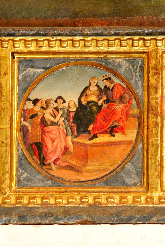 Signorelli Luca fine sec. XV-inizio sec. XVI, Rampogna ad Erode, Senigallia