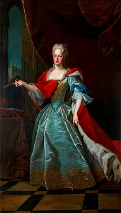 Portrait de Marie Josèphe d'Autriche par Louis de Silvestre. Free illustration for personal and commercial use.