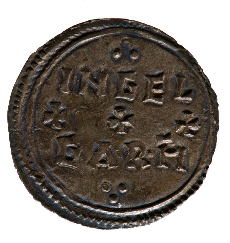 Silver penny of King Eadred (YORYM 2000 1495) reverse