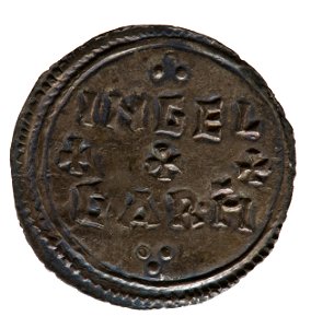 Silver penny of King Eadred (YORYM 2000 1495) reverse