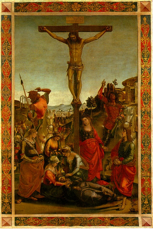 Luca signorelli, crocifissione, urbino, gnm