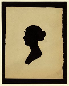 Silhouette of woman facing left, no. 5 LCCN2004662032