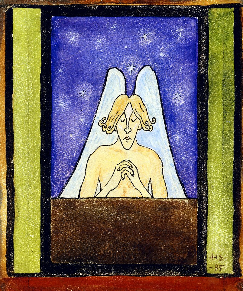 Hugo Simberg - Meditation (1895)