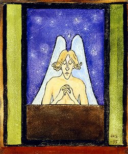 Hugo Simberg - Meditation (1895)