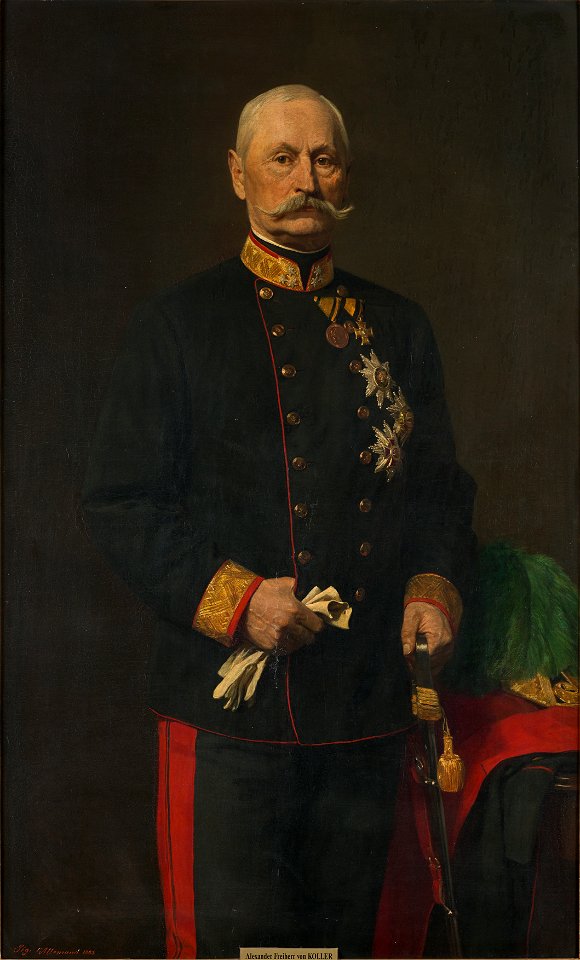Sigmund L'Allemand - General der Kavallerie Alexander Freiherr von Koller - 169 - Österreichische Galerie Belvedere