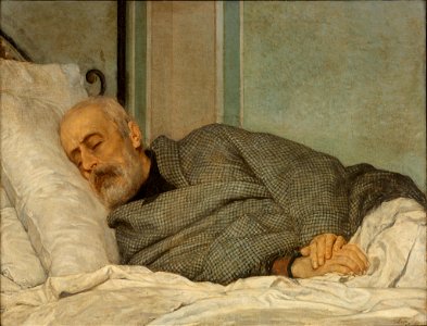 Silvestro Lega - The Dying Mazzini (Mazzini morente) - 59.071 - Rhode Island School of Design Museum
