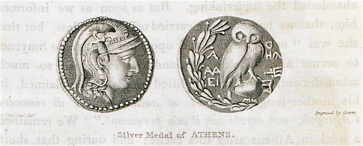 Silver medal of Athens - Clarke Edward Daniel - 1816