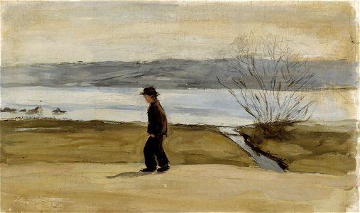 Wounded Angel, Simberg, Study