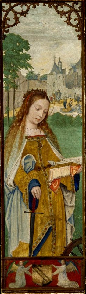 Simon Bening or Cornelia Cnoop - Saint Catherine - Google Art Project