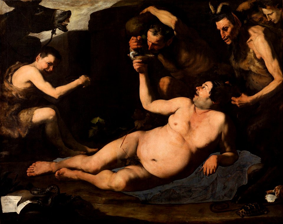 Sileno ebrio, por José de Ribera