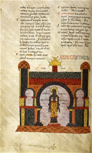Silos Apocalypse - BL Add MS 11695 f. 023v - St John at Ephesus