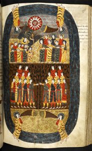 Silos Apocalypse - BL Add MS 11695 f. 111 - The four angels and four winds