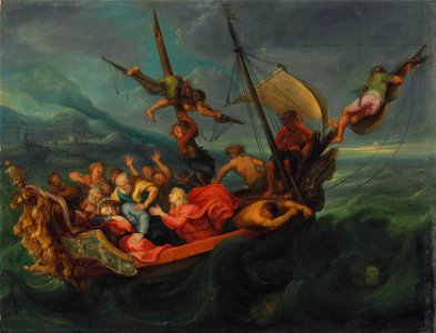 Simon de Vos - Christ on the sea of Galilee