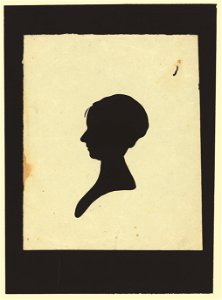 Silhouette of woman facing left, no. 2 LCCN2004662026