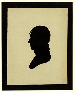 Silhouette of man facing left, no. 4 LCCN2004662024