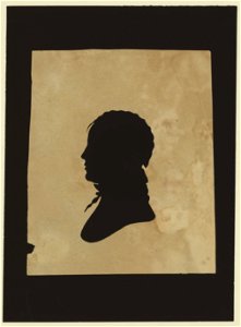 Silhouette of man facing left, no. 6 LCCN2004662033