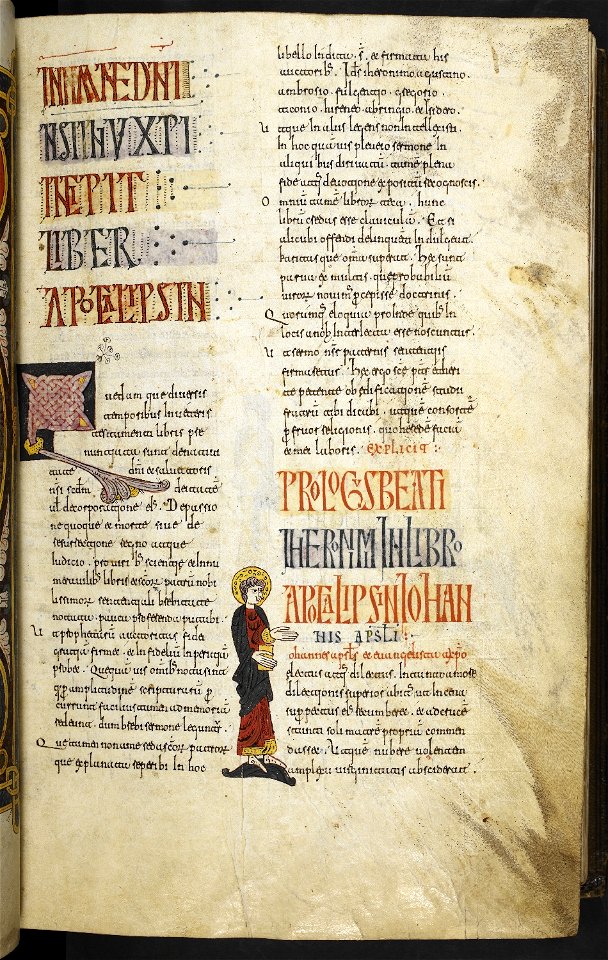 Silos Apocalypse - BL Add MS 11695 f. 008 - St John the Evangelist