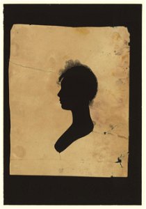 Silhouette of woman facing left, no. 1 LCCN2004662021