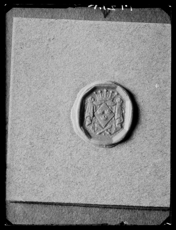 Signet för prinsessan Sofia Albertina av Sverige (1753-1829) abedissa av Quedlingburg, 1787-1803 - Livrustkammaren - 36740