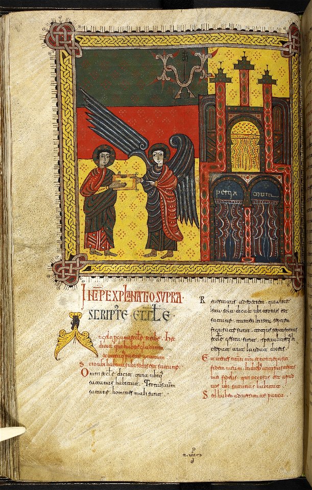 Silos Apocalypse - BL Add MS 11695 f. 059v - To the Church of Pergamus