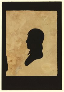 Silhouette of man facing left, no. 5 LCCN2004662025