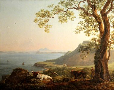 Simon Denis (1755-1813) - A View from Ischia over the Canale di Procida - 609009 - National Trust
