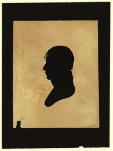 Silhouette of man facing left, no. 11 LCCN2004662042