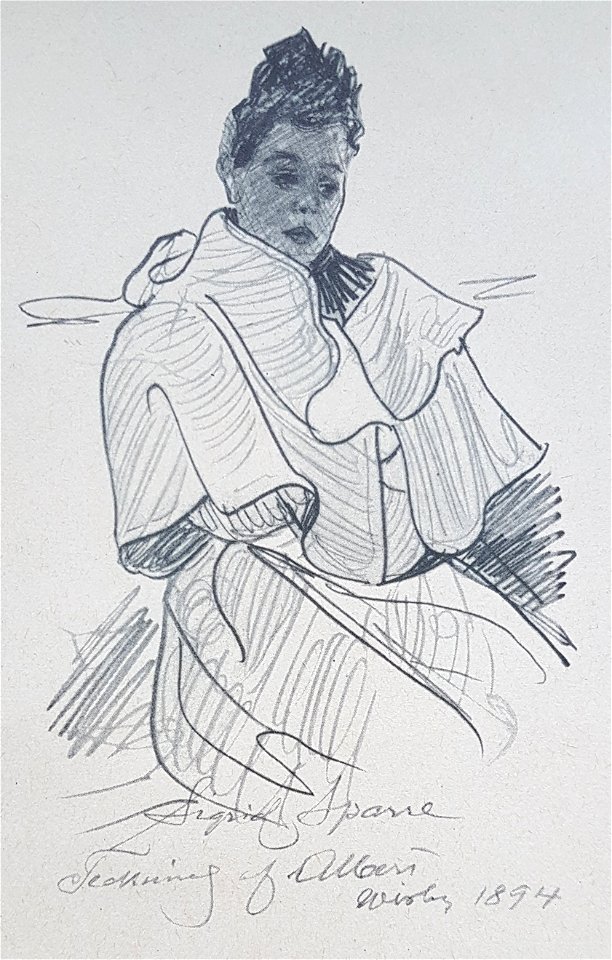 Sigrid Sparre Visby x Albert Engström 1894